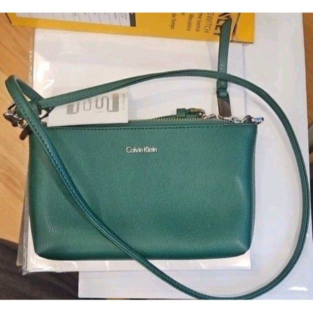 NEW CALVIN KLEIN Hayden Mercury CrossBody Bag NWT $98